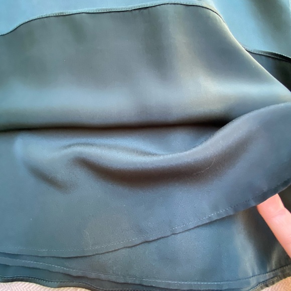 CAMI NYC Green Silk Cami Top with
Beaded Straps - Picture 8 of 11